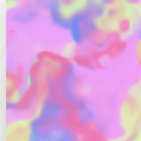 Aura’s soft pink, blue, and green gradient